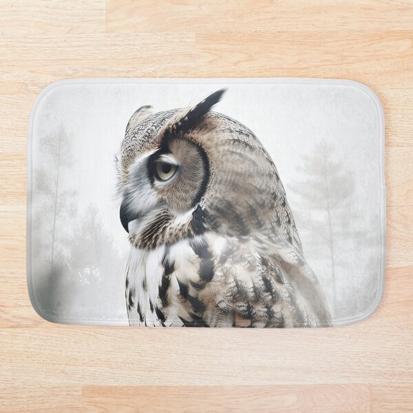 Item preview, Great horned owl profile designed and sold by snowyowls.