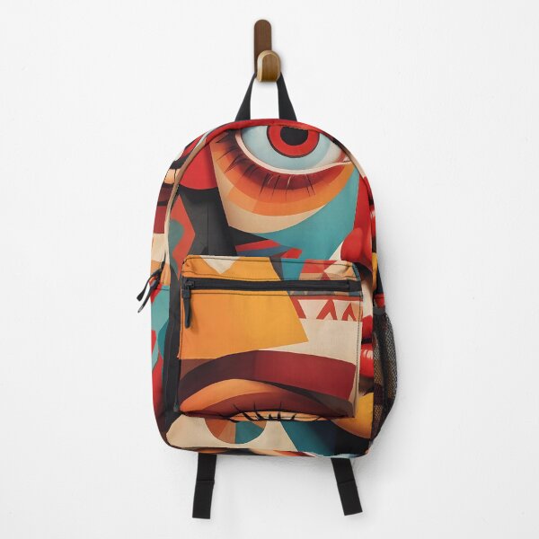 Item preview, Colorful, abstract portrait of a woman designed and sold by PixelRoots.