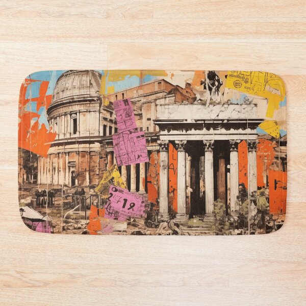 Item preview, Forum Romanum Printable Art – Ancient Rome Ruins, Historical Wall Decor, Digital Download, Roman Architecture Art Print designed and sold by petraroest.