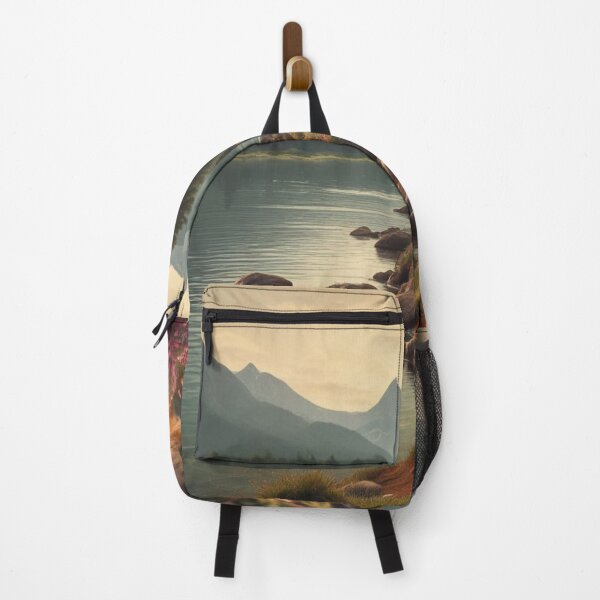 Item preview, lake, flowering field, trees and mountains designed and sold by shefo99.
