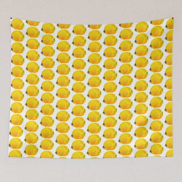 Item preview, Amazing yellow ocean fish pattern designed and sold by natalik2024.