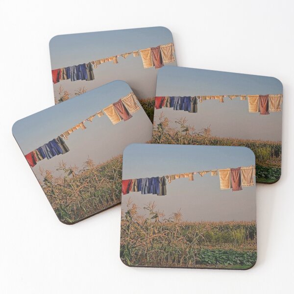 Item preview, Amish Clothes line on Washing Day designed and sold by aebenge.