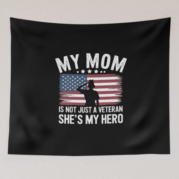 Item preview, Proud Veteran Mom: My Hero in Uniform designed and sold by love3617.