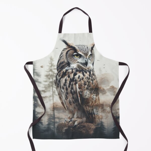 Item preview, great horned owl designed and sold by snowyowls.