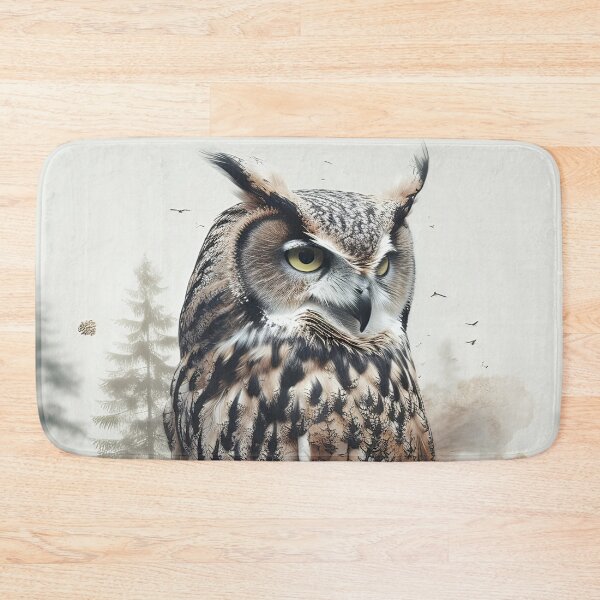 Item preview, great horned owl  designed and sold by snowyowls.