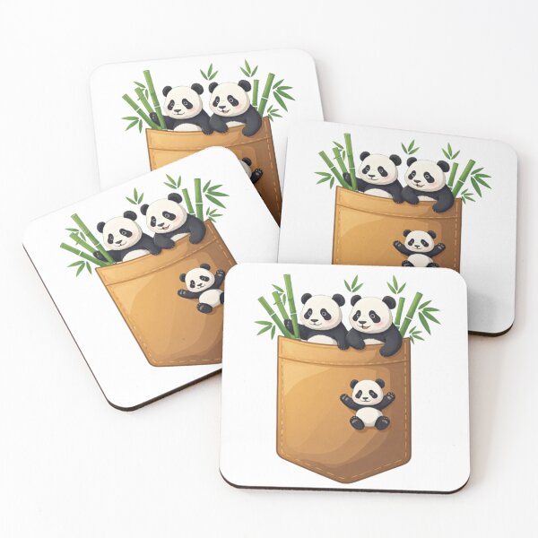 Item preview, Pocket pandas designed and sold by Chiknook.