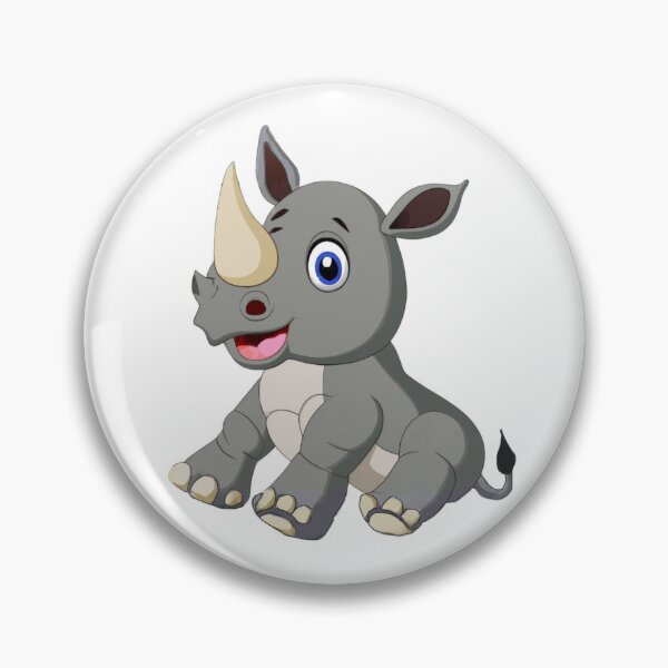Artikelvorschau, Nashorn entworfen und verkauft von PaintedbyCarol.