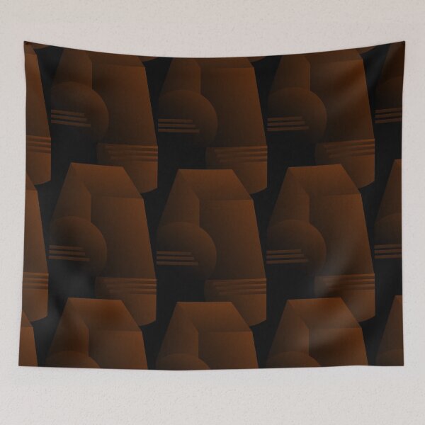 Item preview, Shapes Abstract | Orange | Gradient Color  designed and sold by WarmlyArts.