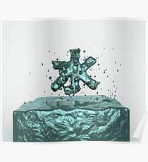 kanji water Poster