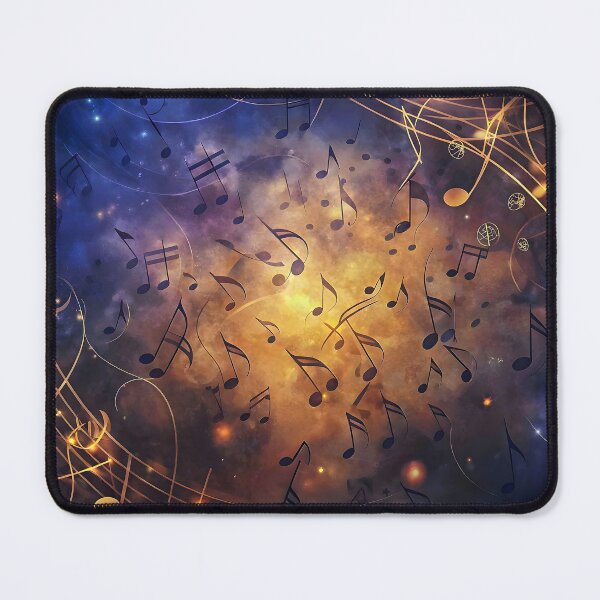 Item preview, Musical Harmony Notes Cosmic Background Stars Melody Dreamscape designed and sold by Rostislav Bouda.