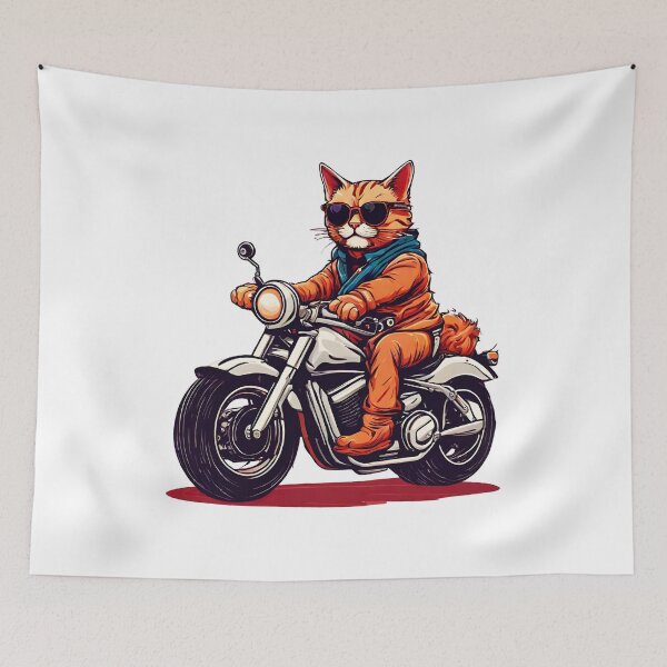 Item preview, Hip Kitty on Motorcycle Ride 2 designed and sold by Tom-Johnson.