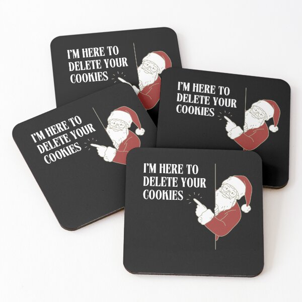 Item preview, Funny Christmas Programmer I'm Here to Delete Your Cookies designed and sold by chapir.
