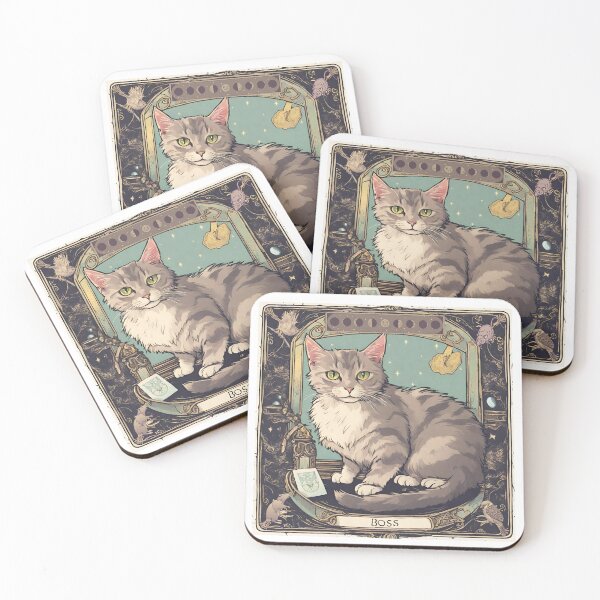 Item preview, Cat Tarot Card designed and sold by Petthecatshop.