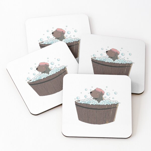 Item preview, Bathing Capybara designed and sold by marssketch.