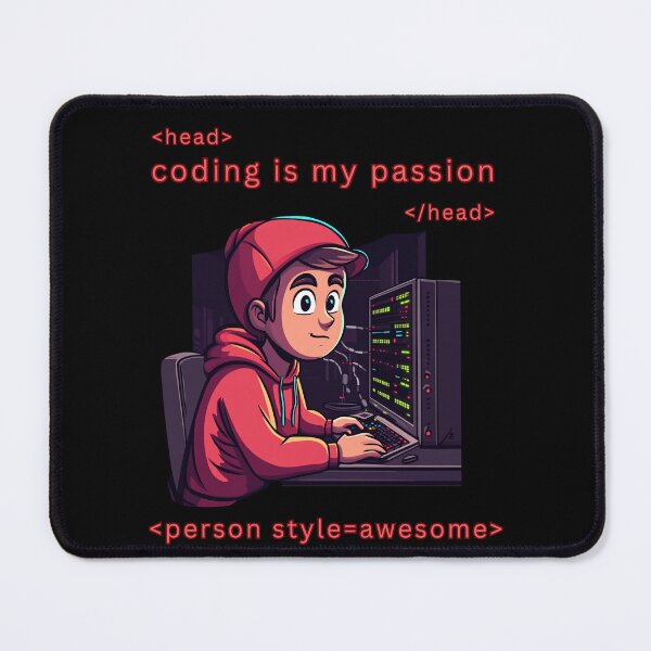 Item preview, Coding is My Passion Funny Gifts to Programmers designed and sold by CreatorGemini.
