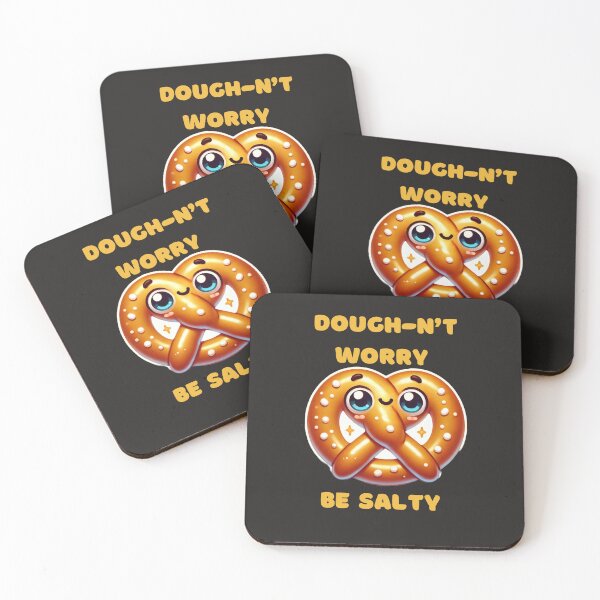 Item preview, Pretzel Kawaii Dough-n't Worry Be Salty designed and sold by AVStore28.