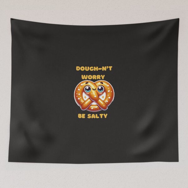 Item preview, Pretzel Kawaii Dough-n't Worry Be Salty designed and sold by AVStore28.