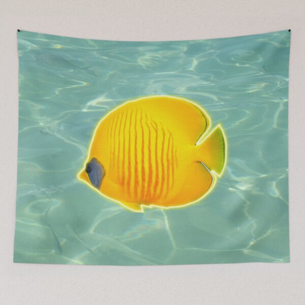 Item preview, Amazing yellow fish in the ocean designed and sold by natalik2024.