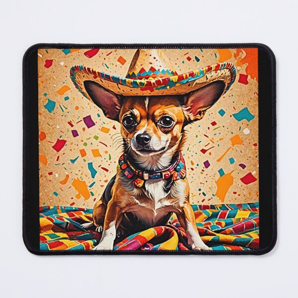 Item preview, Colorful Yo Quiero Taco Bell Chihuahua Dog taco bell  designed and sold by Earth Nature Creations.