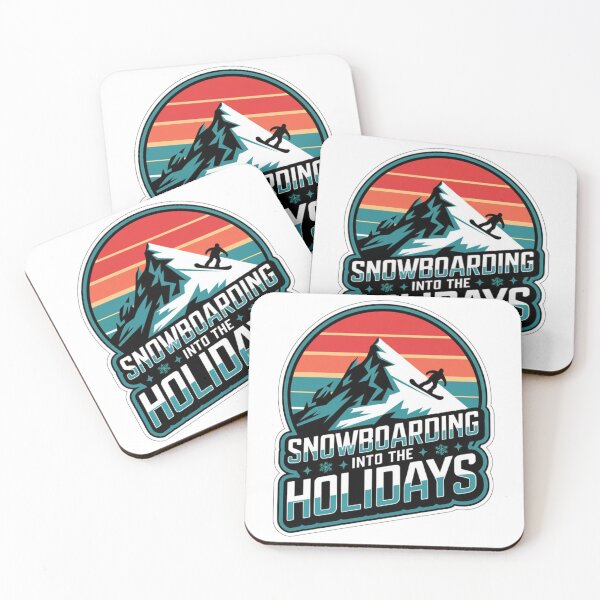 Item preview, Snowboarding Into The Holidays  designed and sold by SportyVerse.