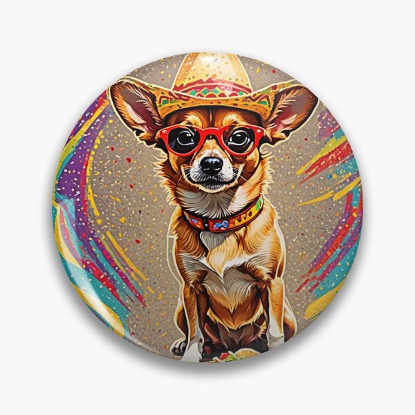 Item preview, Rainbow Yo Quiero Taco Bell Chihuahua Dog taco bell  designed and sold by Earth Nature Creations.
