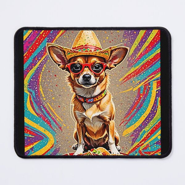 Item preview, Rainbow Yo Quiero Taco Bell Chihuahua Dog taco bell designed and sold by Earth Nature Creations.