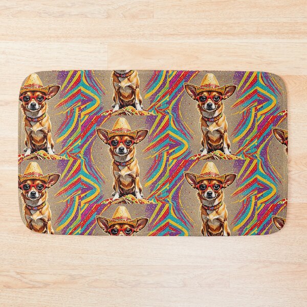 Item preview, Rainbow Yo Quiero Taco Bell Chihuahua Dog taco bell  designed and sold by Earth Nature Creations.