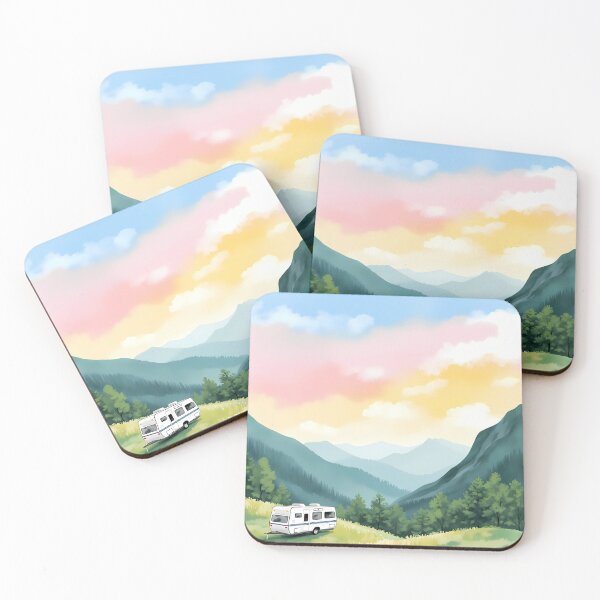 Item preview, Peaceful Mountain Retreat designed and sold by ART ATTACK ZONE.