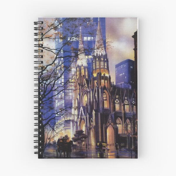Artikelvorschau, St. Patrick's Cathedral, Aquarell Manhattan, NYC entworfen und verkauft von Tamarage.