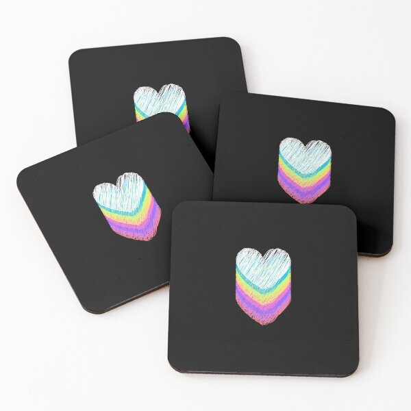 Item preview, Colorful Stacked Heart designed and sold by SunandShade.
