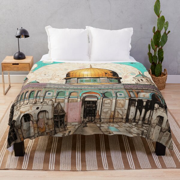 Item preview, Golden Dome of the Rock Art – Stunning Printable of Palestine's Iconic Landmark, Digital Download for Your Collection designed and sold by petraroest.