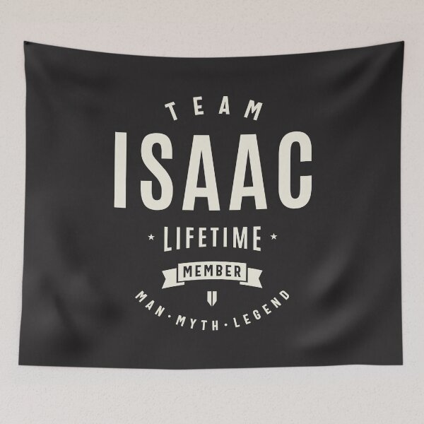 Item preview, Team Isaac Lifetime Member Funny Name Isaac designed and sold by cidolopez.