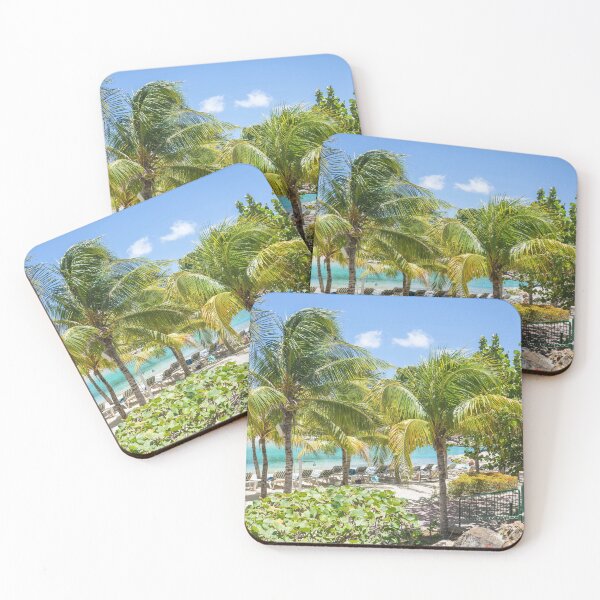 Item preview, Peaceful Coconut Palm Trees by Tropical Ocean Shore designed and sold by NatureUnleashed.