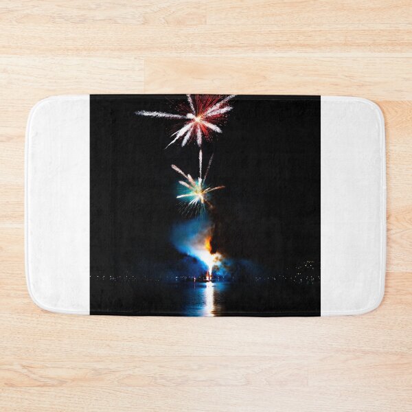 Item preview, Beautiful Fireworks Display at Night designed and sold by Mats Silvan.