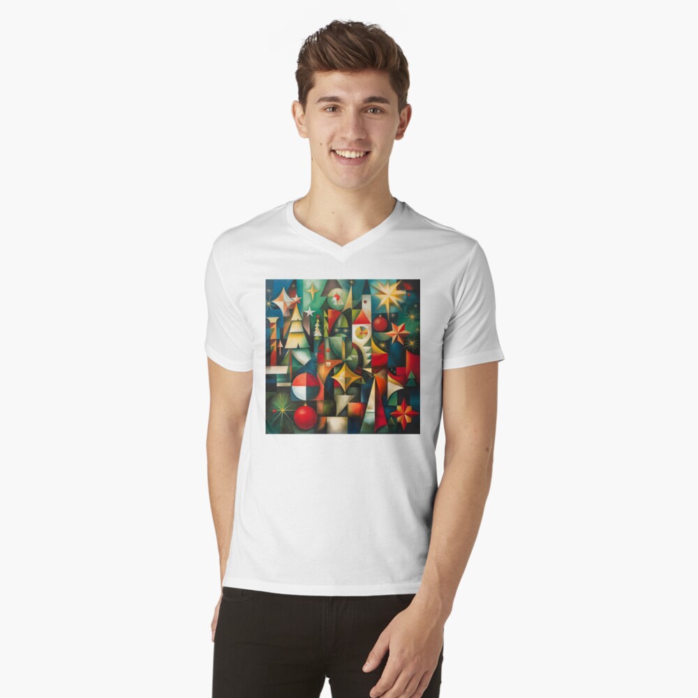 Item preview, V-Neck T-Shirt designed and sold by Finvara.