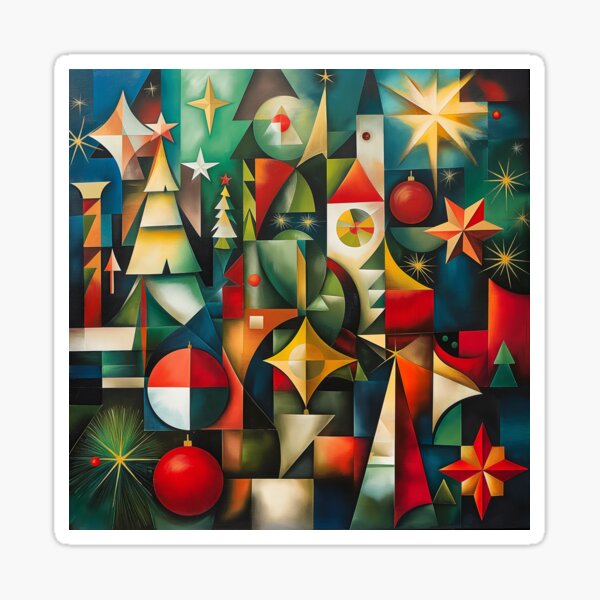 Finvara - Christmas Cubism I. Sticker