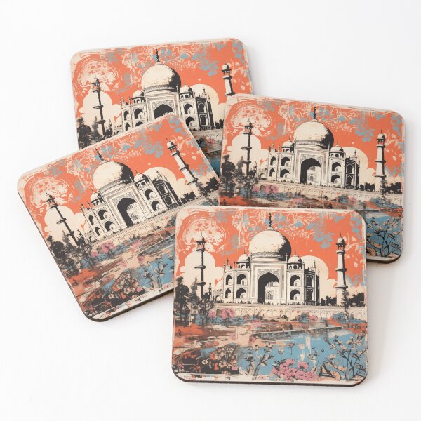 Item preview, Taj Mahal Art Print – Captivating Digital Download of India's Iconic Mausoleum for Your Home Decor designed and sold by petraroest.