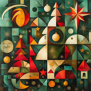 Artwork thumbnail, Finvara - Christmas Cubism II. by Finvara