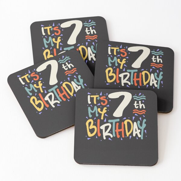 Item preview, Kids It's My 7th Birthday 7 Seven Happy Birthday Boys Girls designed and sold by cidolopez.