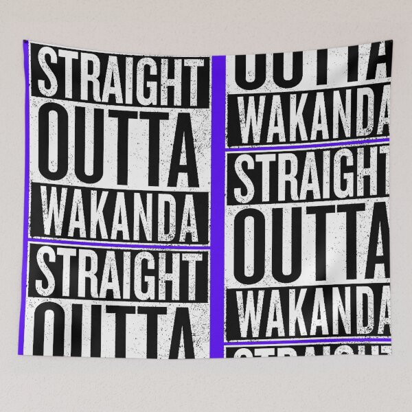 Item preview, Straight Outta Wakanda designed and sold by UZRWRLD .