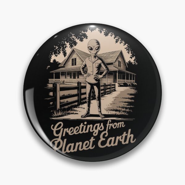 Item preview, Alien Greetings from Planet Earth designed and sold by SignumShop.