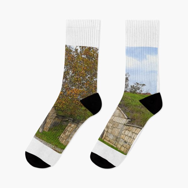 Item preview, Stone wine cellars in Purbach, Burgenland,Austria,autumn season designed and sold by goceris.