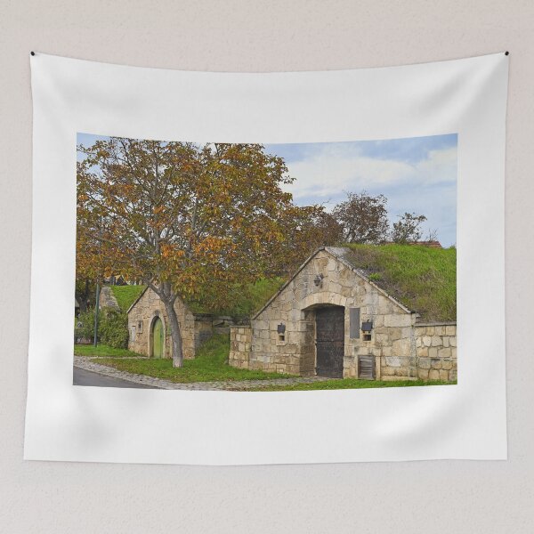 Item preview, Stone wine cellars in Purbach, Burgenland,Austria,autumn season designed and sold by goceris.