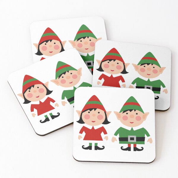 Item preview, Christmas Elves designed and sold by Spike The Punch Design Co..