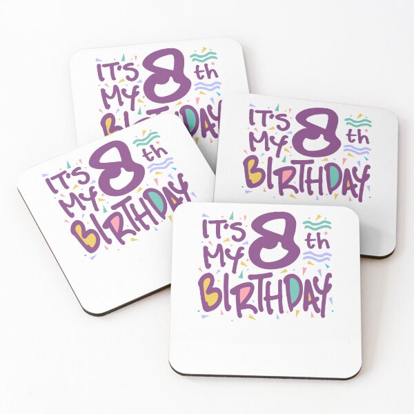 Item preview, Kids It's My 8th Birthday 8 Eight Happy Birthday Boys Girls designed and sold by cidolopez.