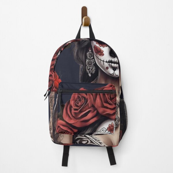 Item preview, Day of the Dead Elegance with Roses designed and sold by WILD-WILD-CAT.