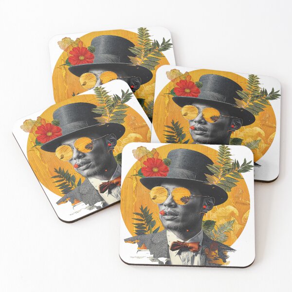Item preview, Collage Wall Art T-shirt Design: GUY WITH TOP HAT designed and sold by ForeverPrintsOK.