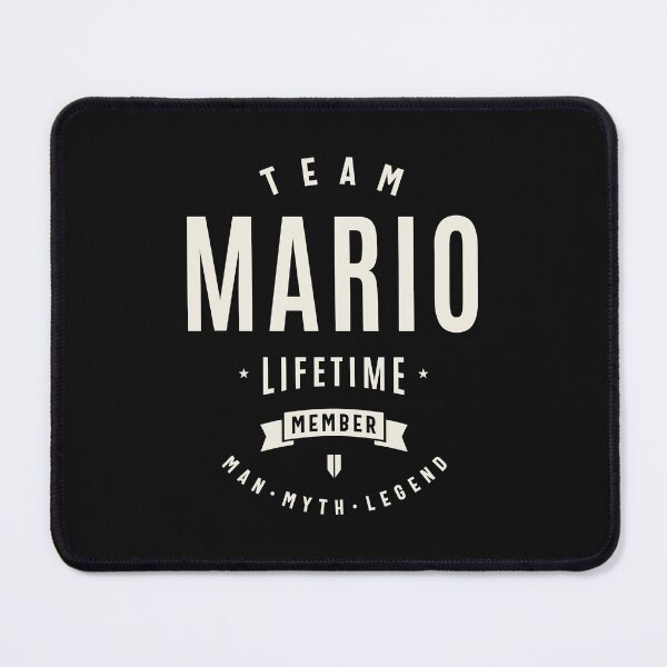 Item preview, Team Mario Lifetime Member Funny Name Mario designed and sold by cidolopez.