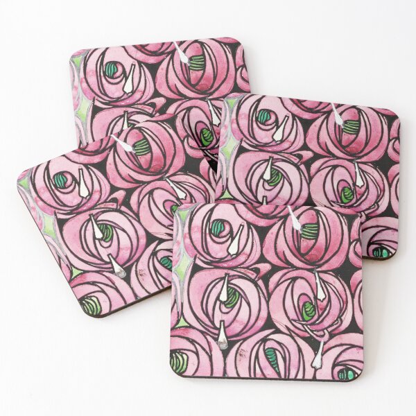 Item preview, Floral pattern by Charles Rennie Mackintosh designed and sold by Vintage Designs +.