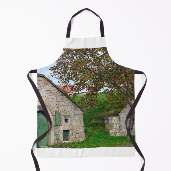 Item preview, Old stone wine cellars in Purbach, Austria,autumn season designed and sold by goceris.